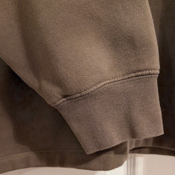 Essentials Fear of God Brown Mockneck Sweatshirt, Small - Picture 6 of 8
